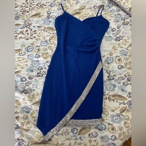 Royal blue dress